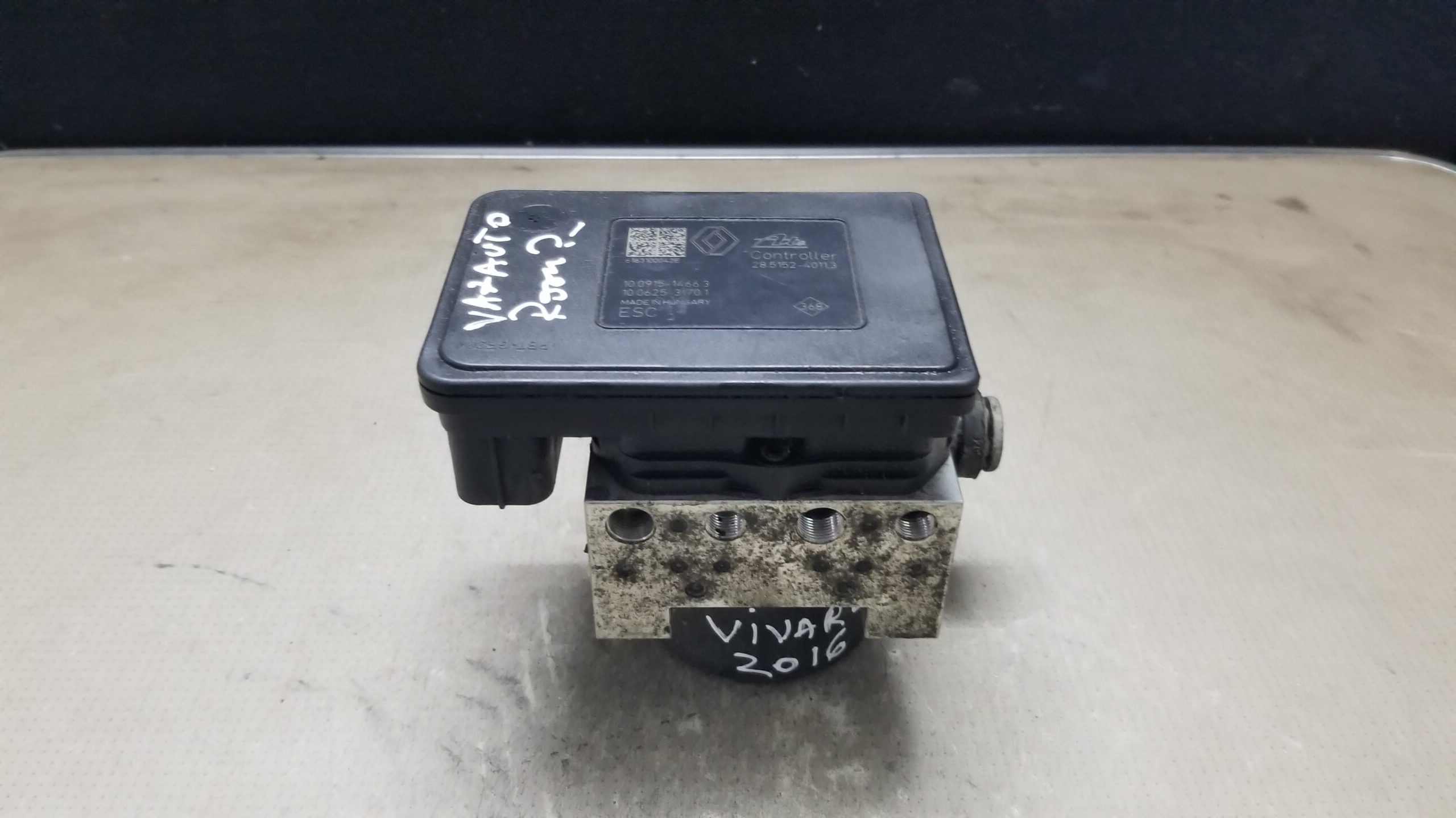 Vauxhall Vivaro 2014-2019 Diesel ABS Pump Modulator 476607609R in used condition, fully tested and ready for installation.