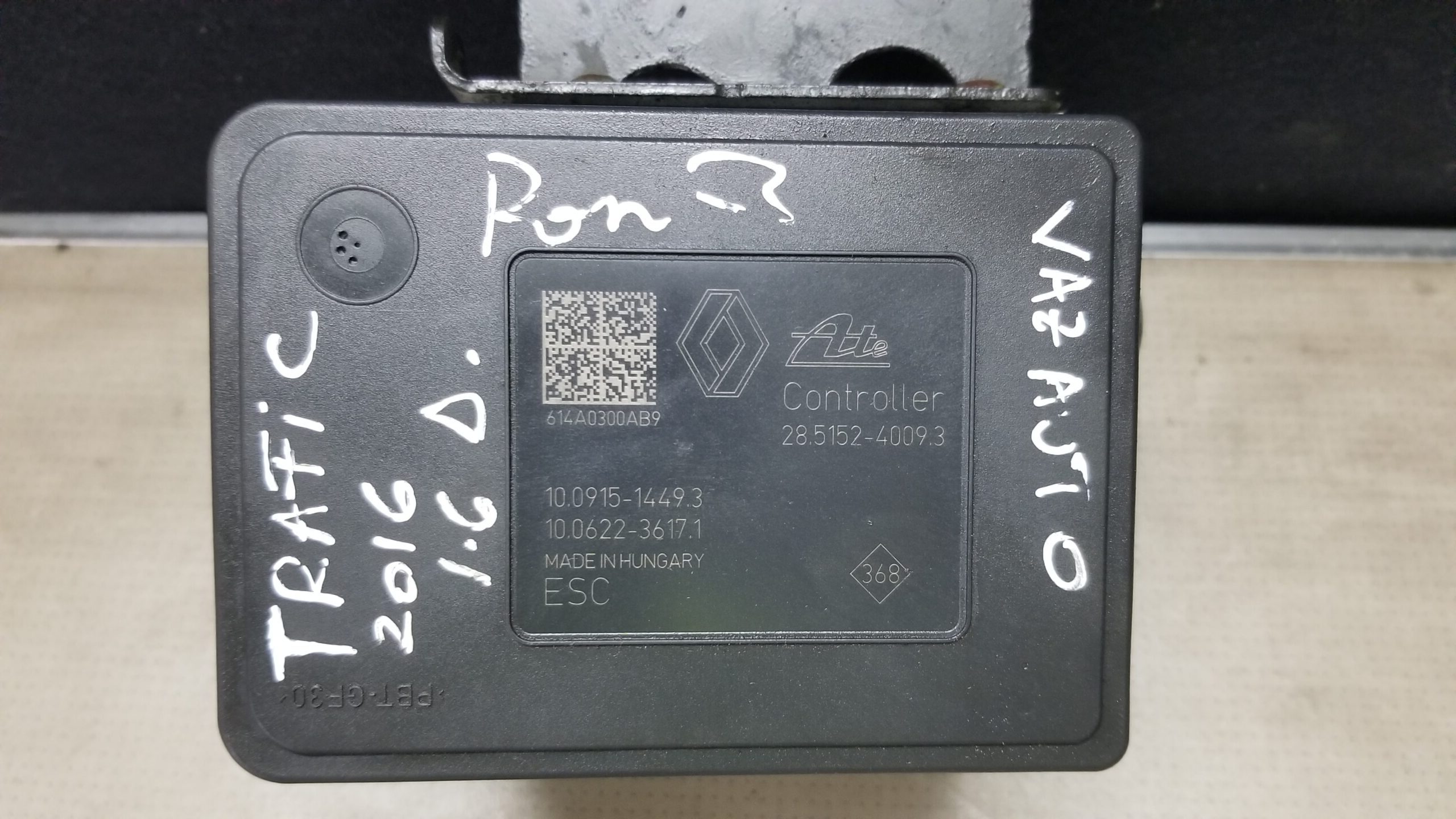 VAUXHALL VIVARO RENAULT TRAFIC 1.6 TD ABS PUMP UNIT 476607609R (2015-2019)