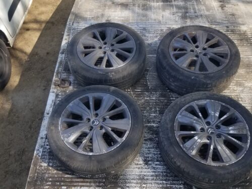 Full set of 17 inch alloy wheels with 205/55 R17 tyres for Citroen C4 Grand Picasso