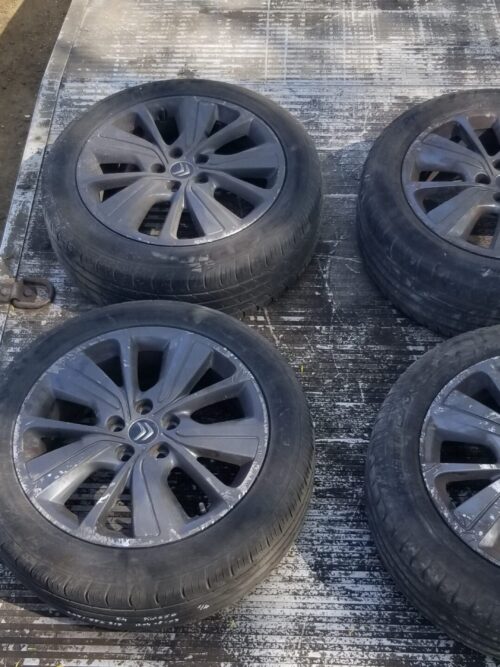 Full set of 17 inch alloy wheels with 205/55 R17 tyres for Citroen C4 Grand Picasso
