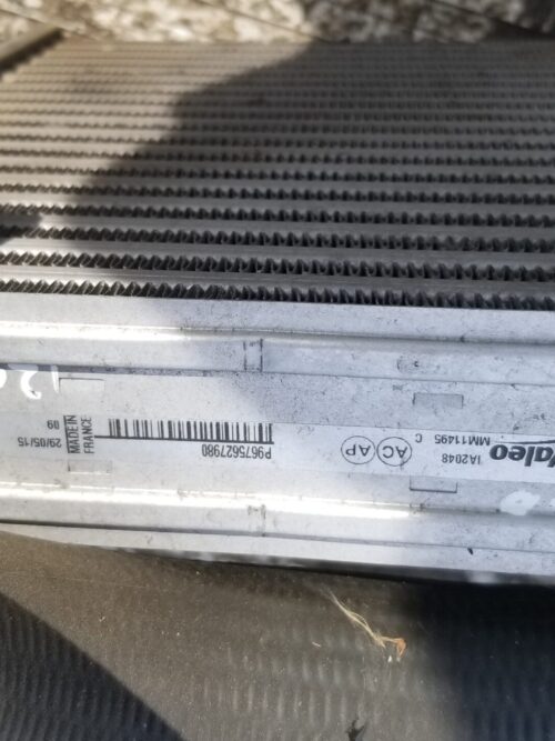 OEM code P9675627980 on Citroen C4 intercooler