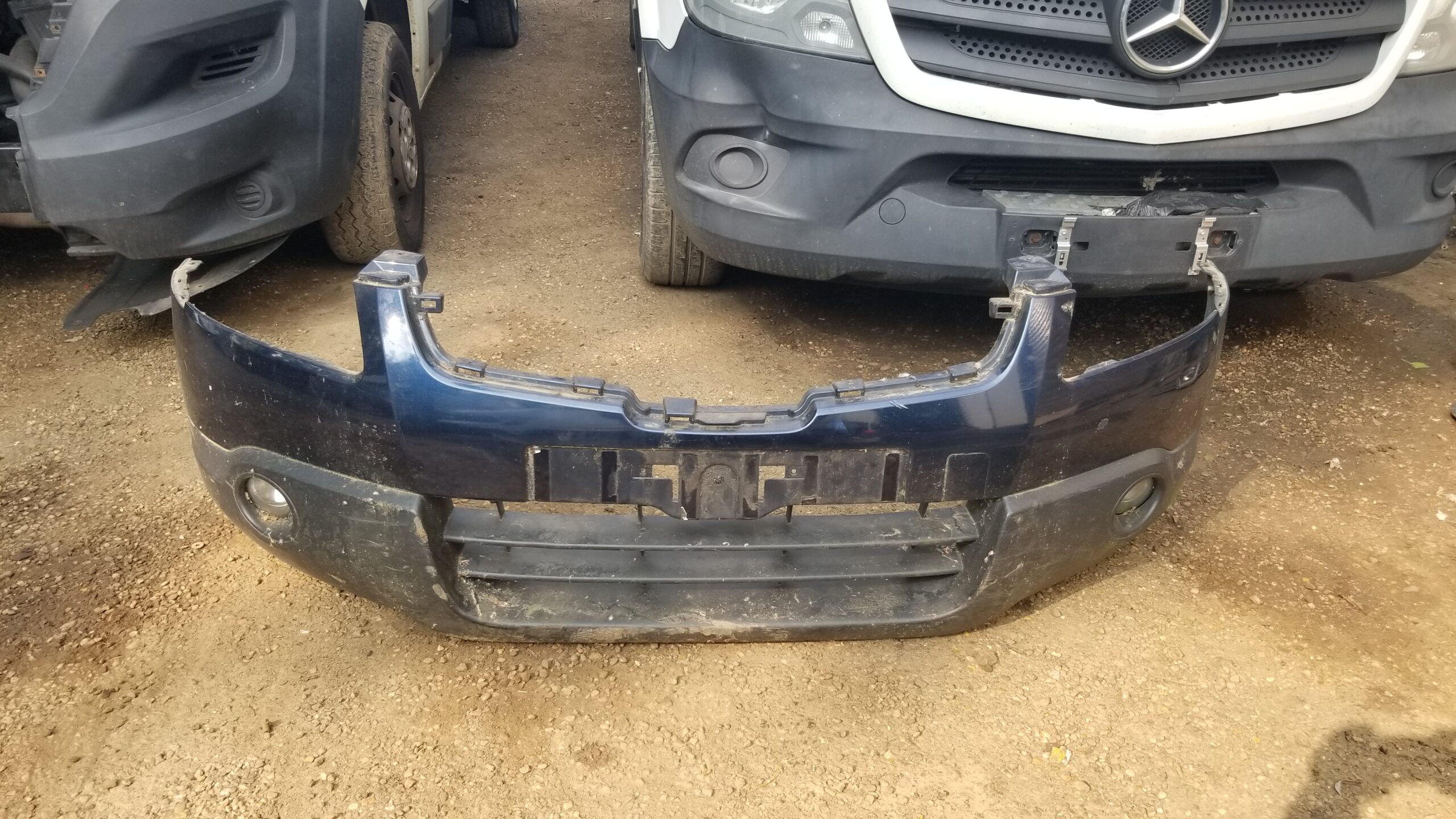 Front view of 2008 Nissan Qashqai Acenta dCi 4WD bumper