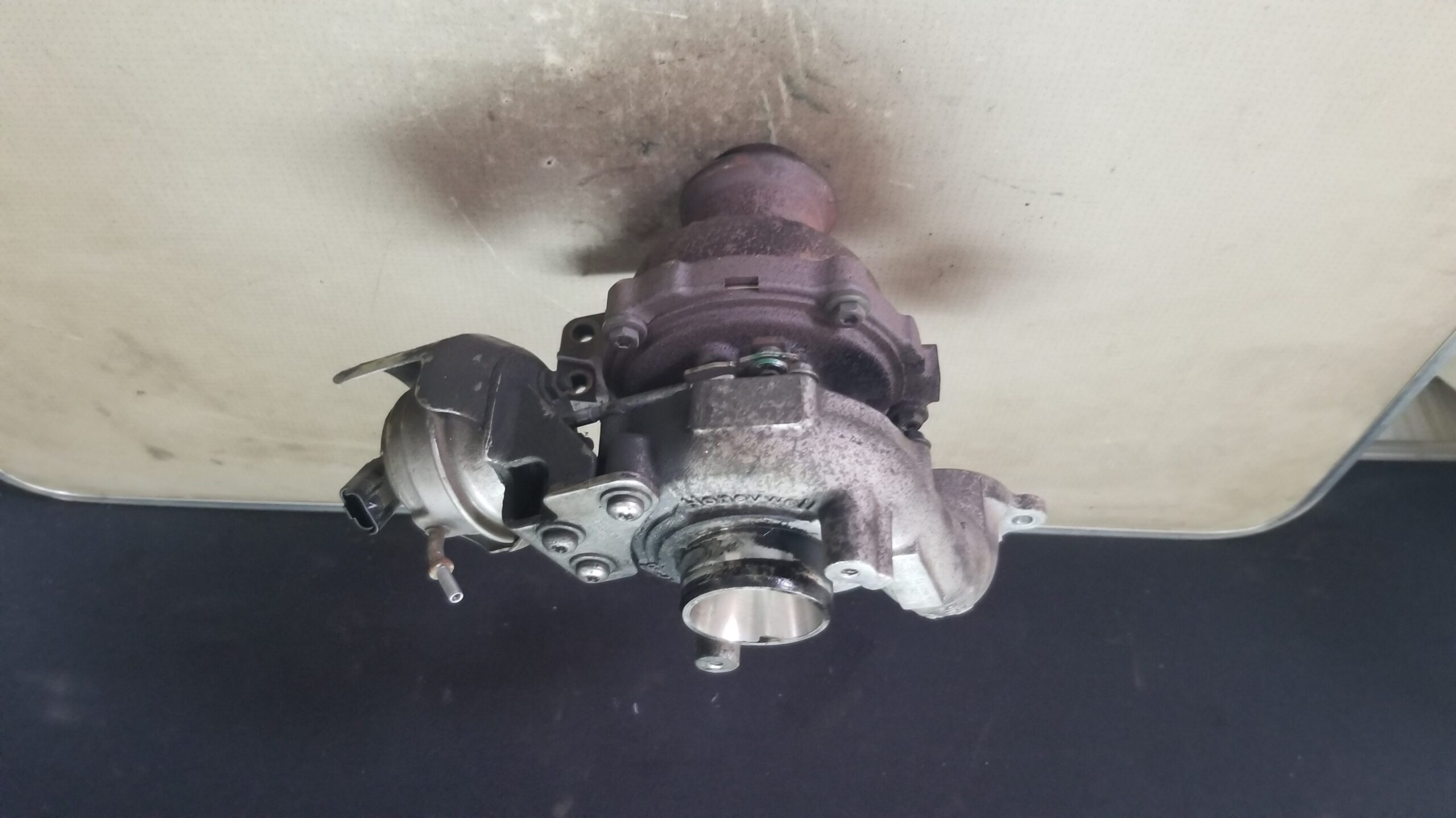 Back View of Turbocharger 9804119380 Showing Connector Ports