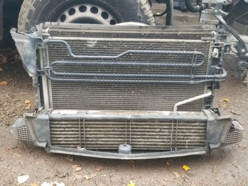 Mercedes C Class W204 2011 radiator pack and cooling fan