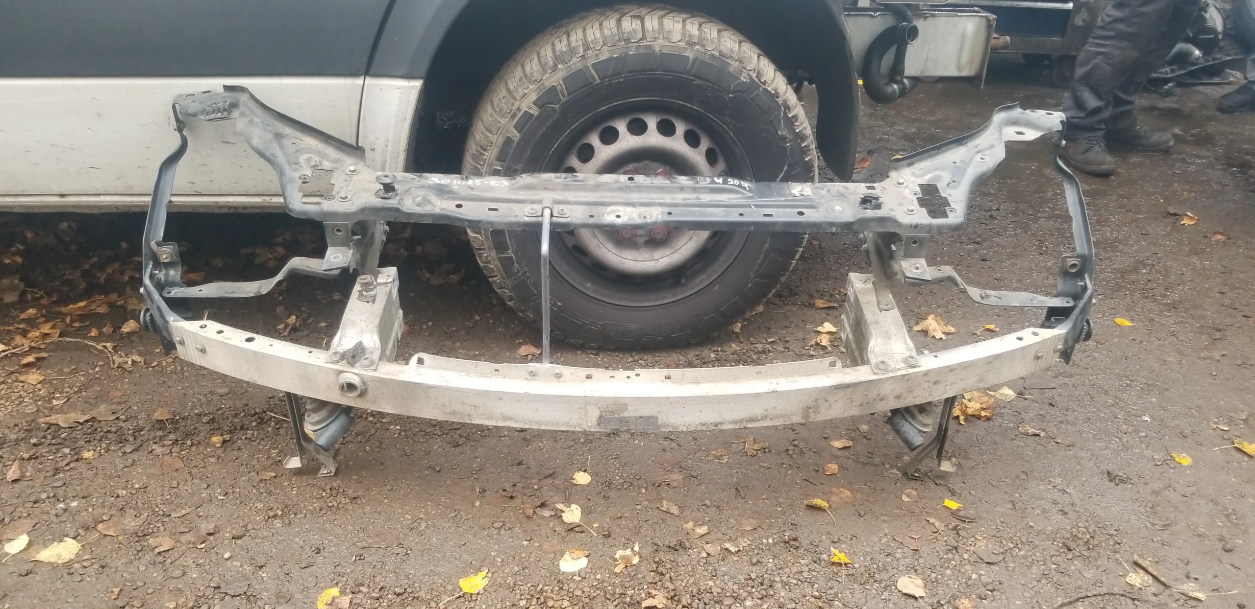 Mercedes C-Class W204 complete top slam panel with crash bar