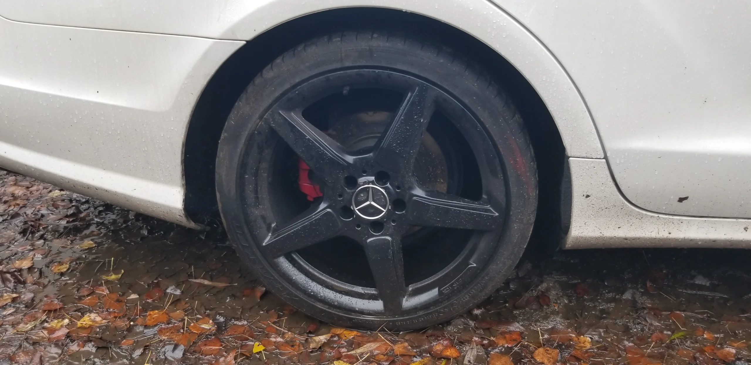 Mercedes CLS AMG W218 19 inch rear alloy wheel and tyre