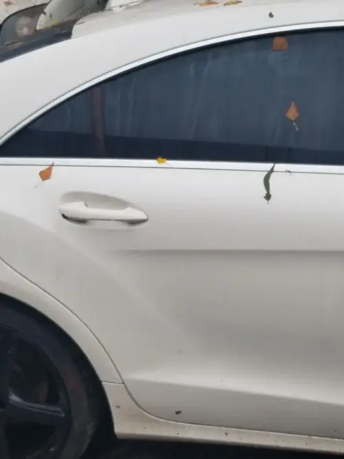 Mercedes CLS W218 rear driver side door White 799