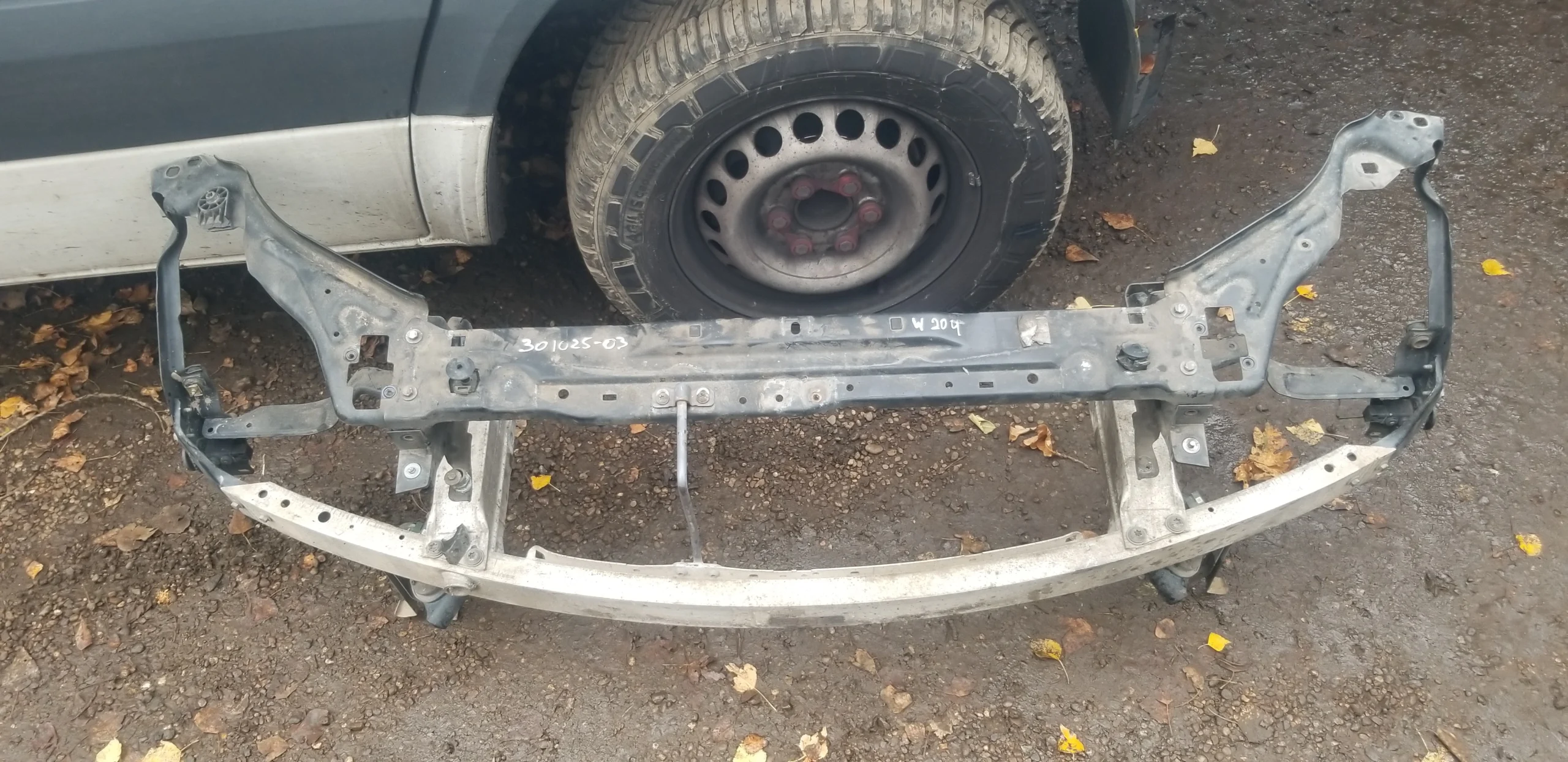 Mercedes Benz C-Class W204 Complete Top Slam Panel With Crash Bar 2007 - 2014 - Image 2