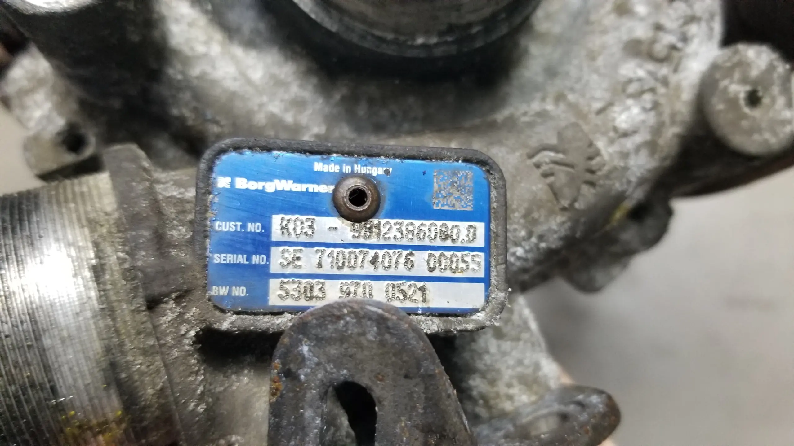 Full assembly of Peugeot Boxer 2.2 Diesel turbocharger for 2015–2023 models