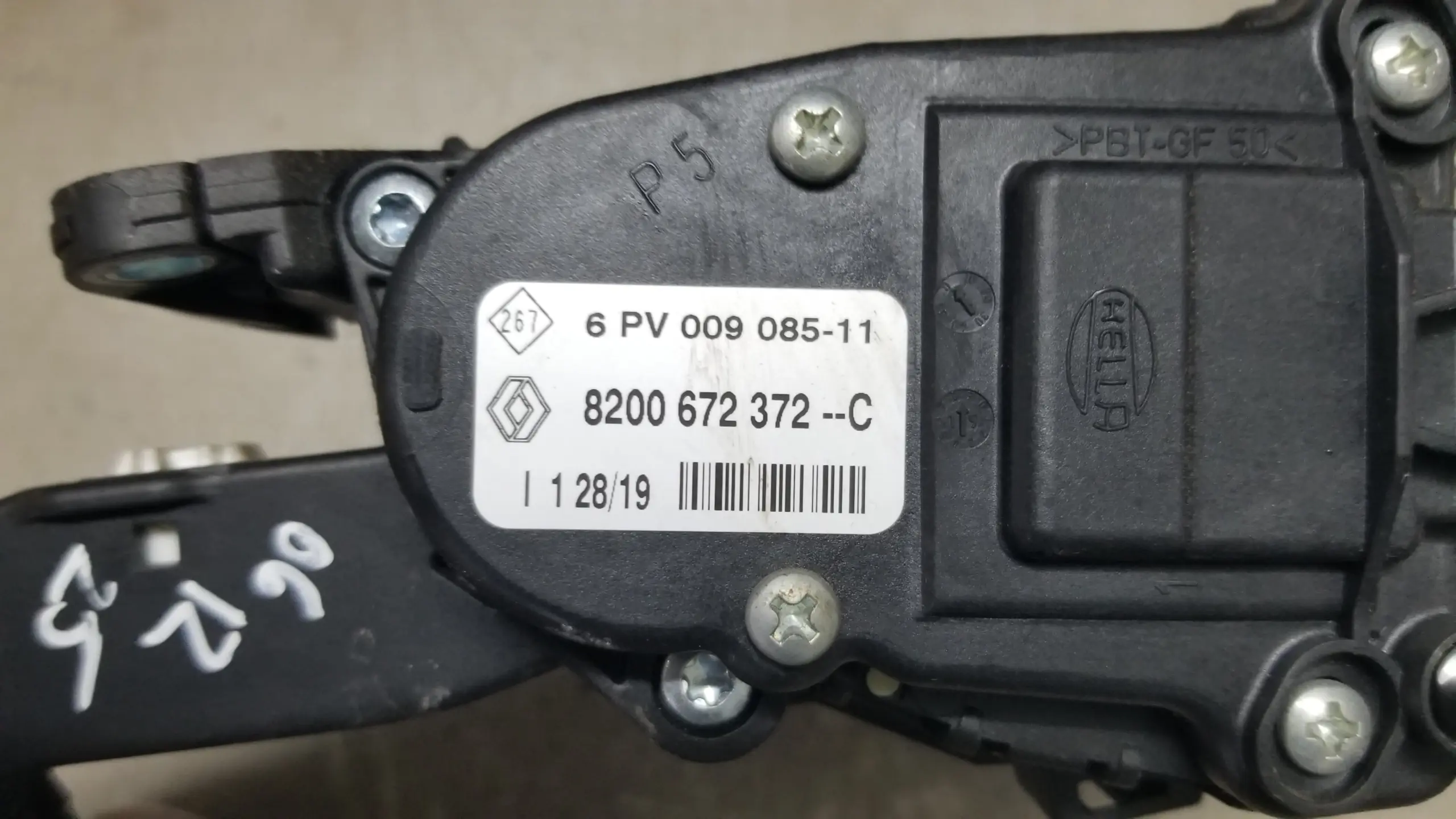 Renault Master Accelerator Pedal 8200672372 2016 - 2019 Vauxhall Movano Mk3 - Image 4