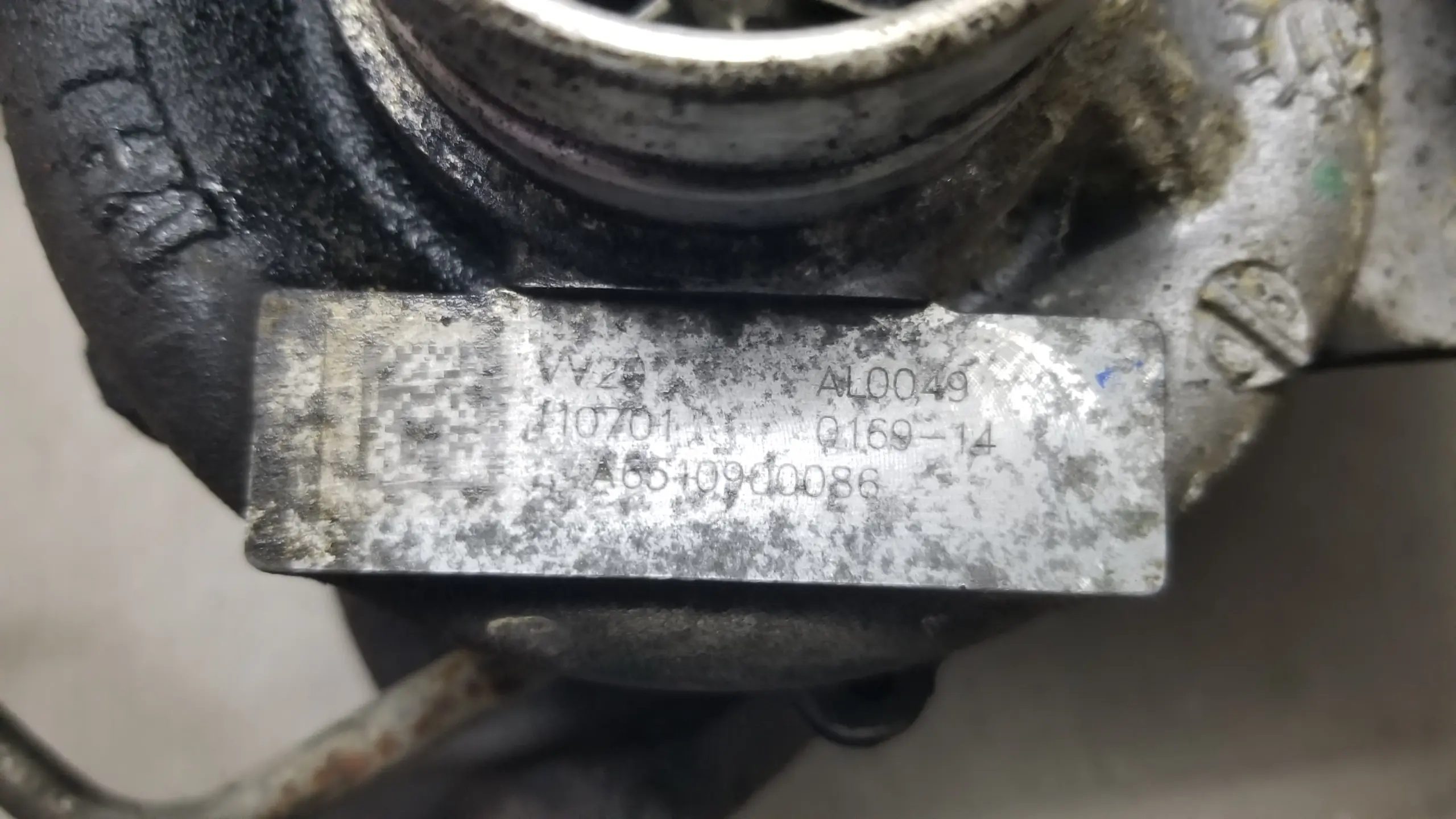 Mercedes C Class Turbo Turbocharger 2.1 Diesel OM651.913 W204 2011 A6510900086 - Image 6