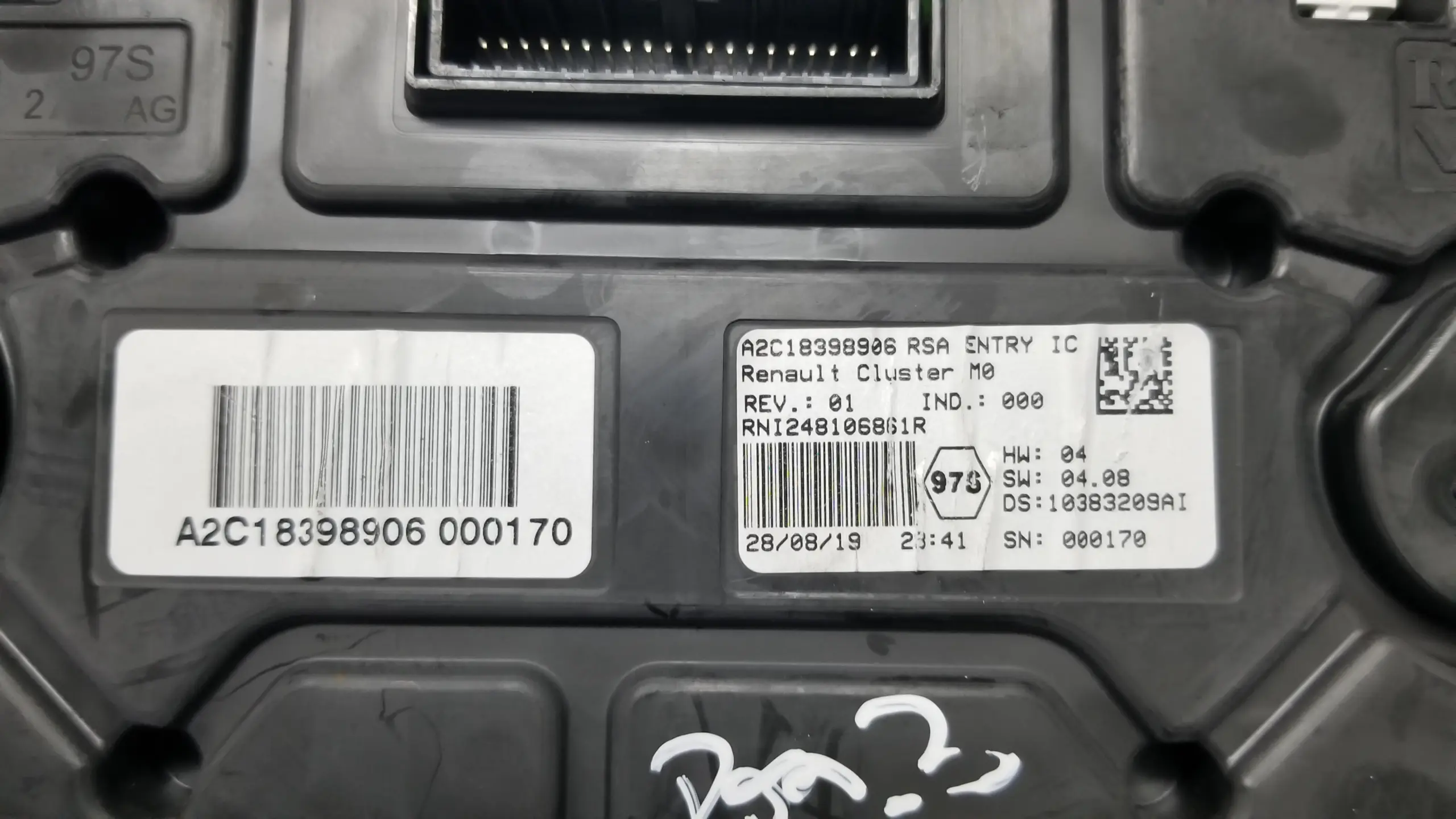 Complete Renault Master 2.3 DCI ECU and immobiliser kit