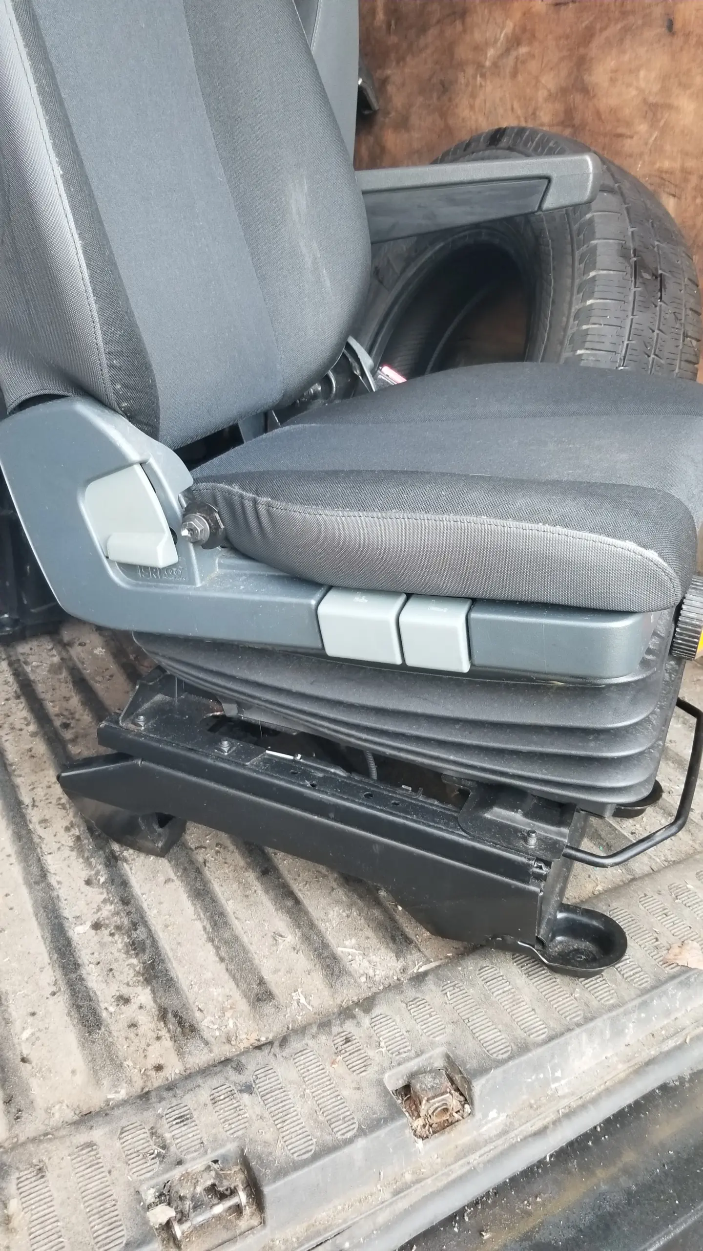 Used Renault Master front seat with suspension base