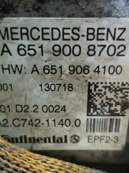Mercedes E300 BlueTEC hybrid converter A6519008702
