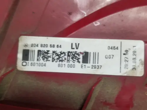 Mercedes C Class LED rear light A2048205864