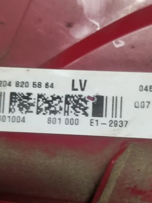 Mercedes C Class LED rear light A2048205864