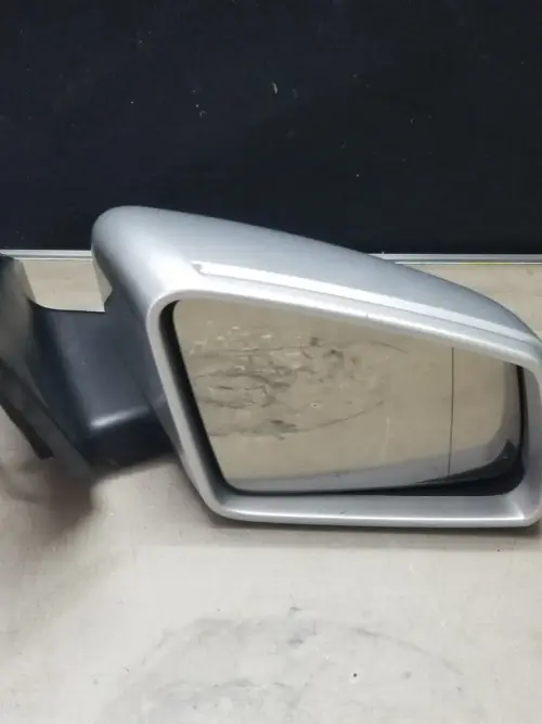 Mercedes C-Class W204 driver side wing mirror silver