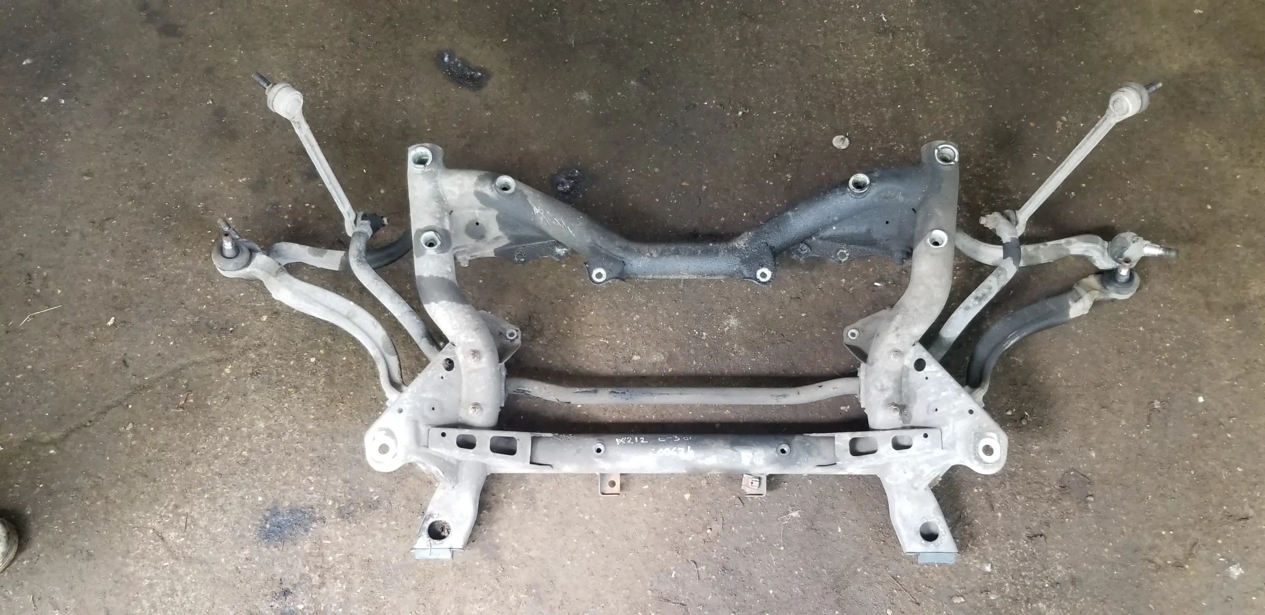 Mercedes W212 E300 Hybrid front subframe axle