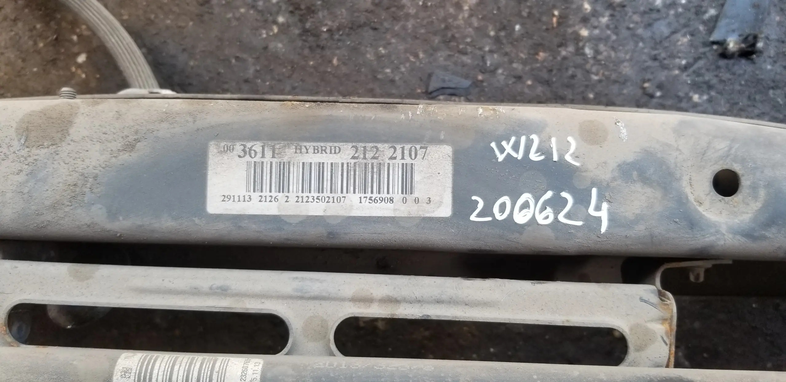 Rear axle subframe assembly Mercedes E-Class W212 Hybrid