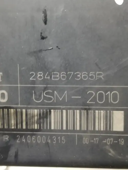 Renault Master ECU UCH fuse box and key kit from 2019 model