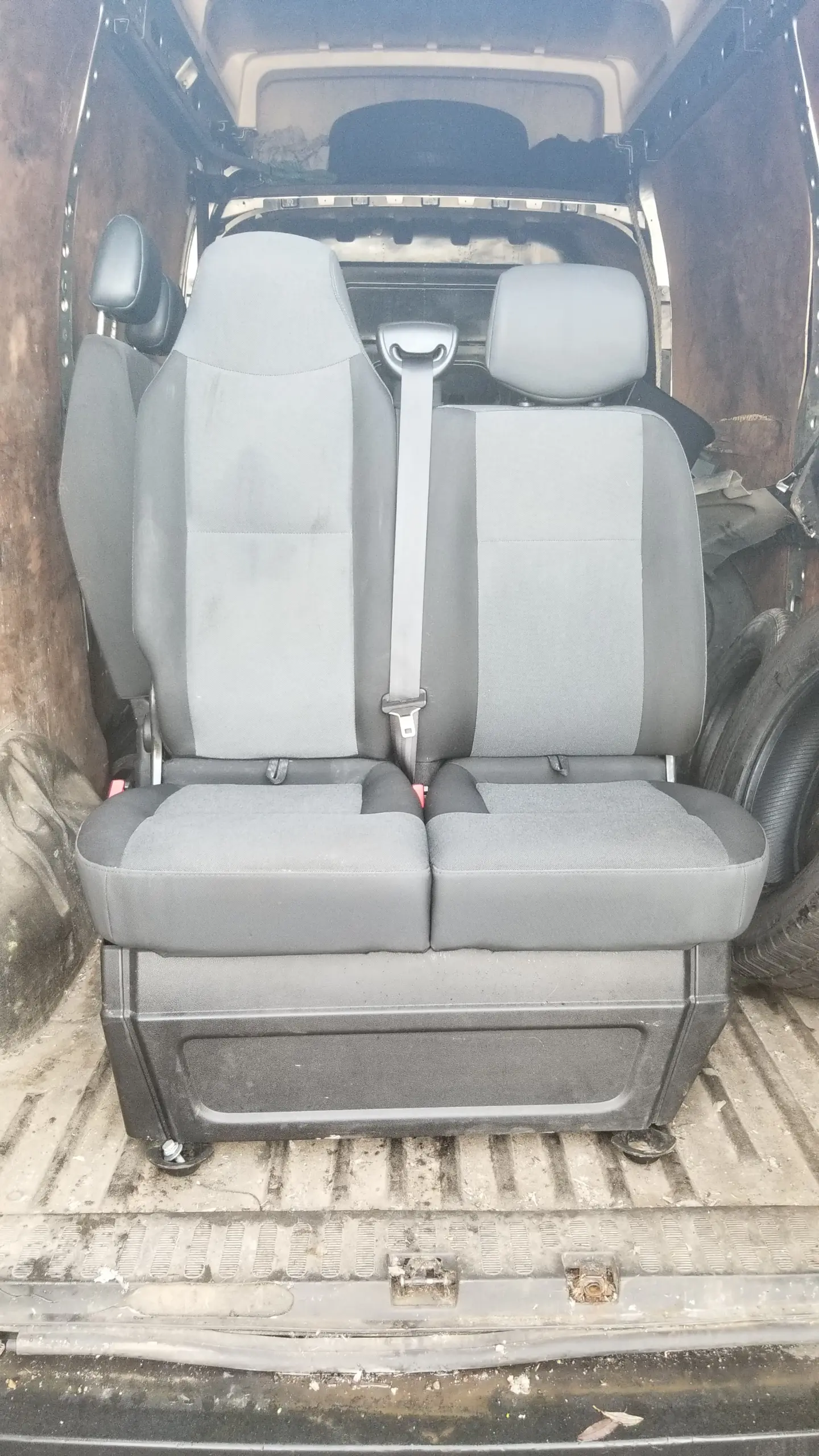 Renault Master Mk3 passenger double seat front bench