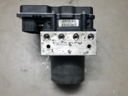 Mercedes ABS hydraulic block with brake line ports and markings
