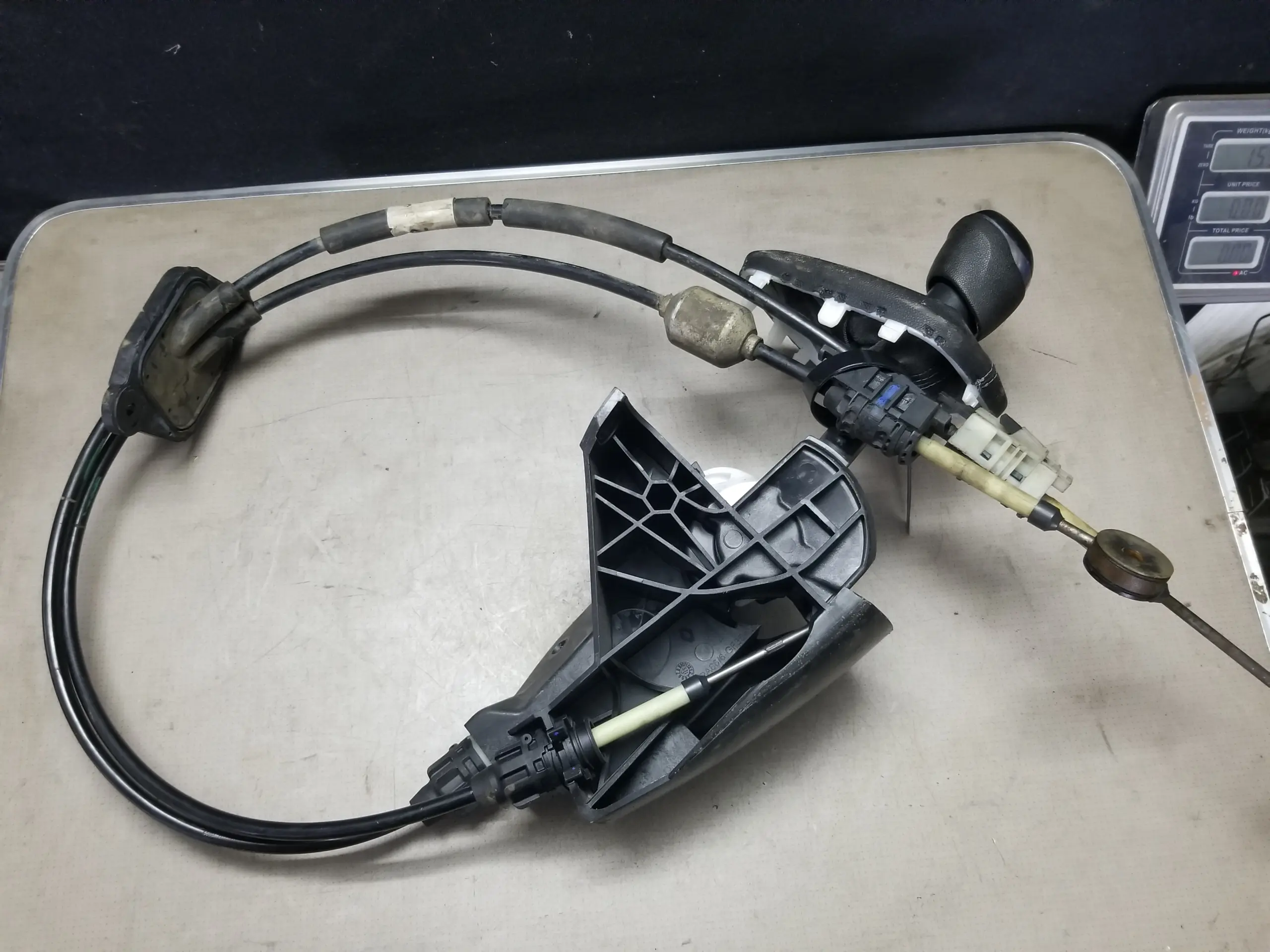 Renault Master manual gearbox gear selector cable assembly