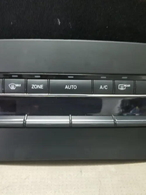 Mercedes E Class W212 climate control panel front view