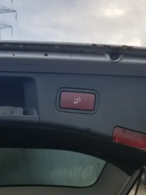 Mercedes E Class tailgate inner trim and boot release button