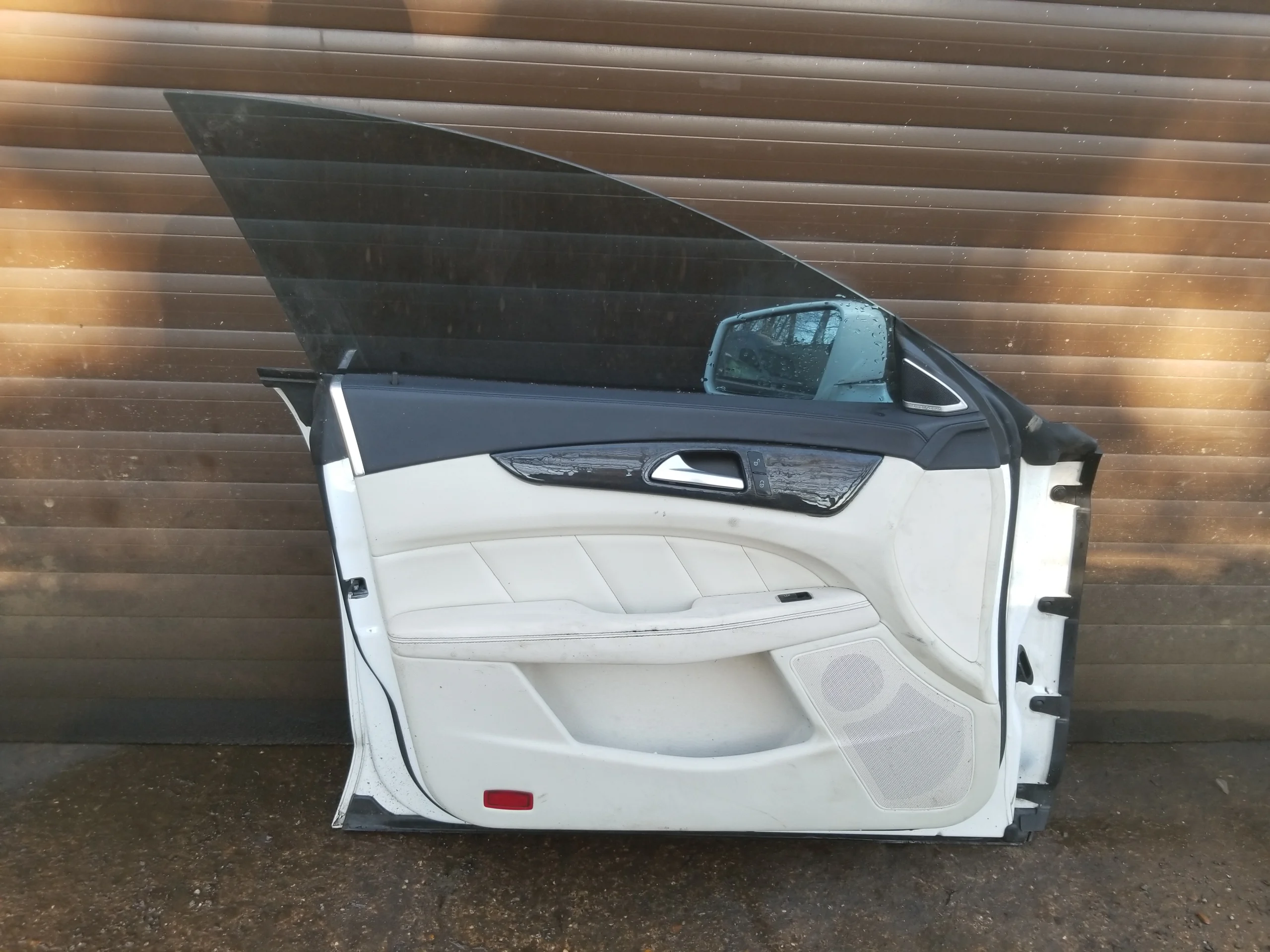 Mercedes CLS W218 front passenger door interior trim panel