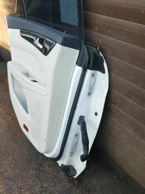 Mercedes CLS W218 rear left door inner edge and wiring loom connector