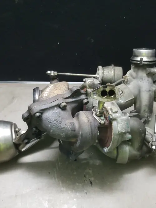Mercedes W212 E220 complete twin turbo assembly