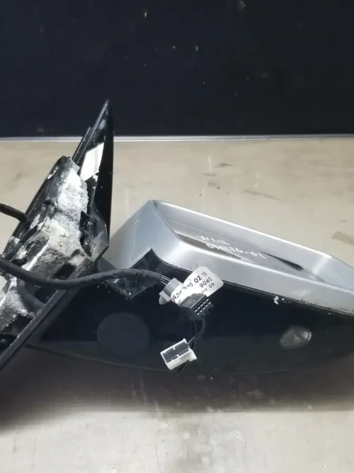 Mercedes E Class driver side wing mirror silver