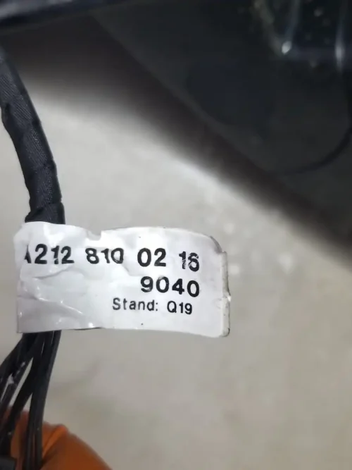 Mercedes W212 door mirror right A2128100216