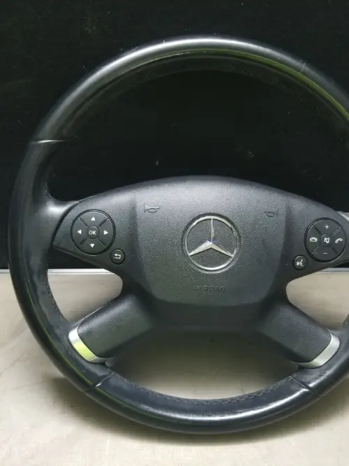 Mercedes E-Class W212 E220 multifunction steering wheel front view
