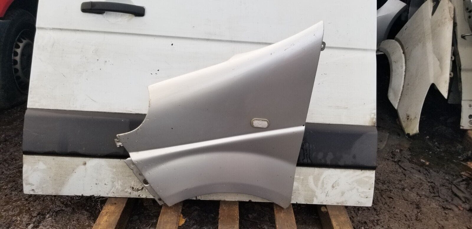2001-2014 MK2 RENAULT TRAFIC FRONT WING LH PASSENGER SIDE SILVER