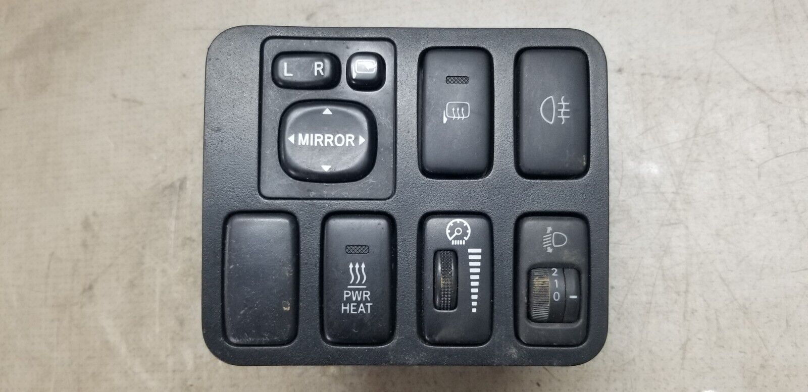 2005 Toyota Land Cruiser 3.0 Lwb Lc5 Auto Switch Panel Mirror Adjust |O