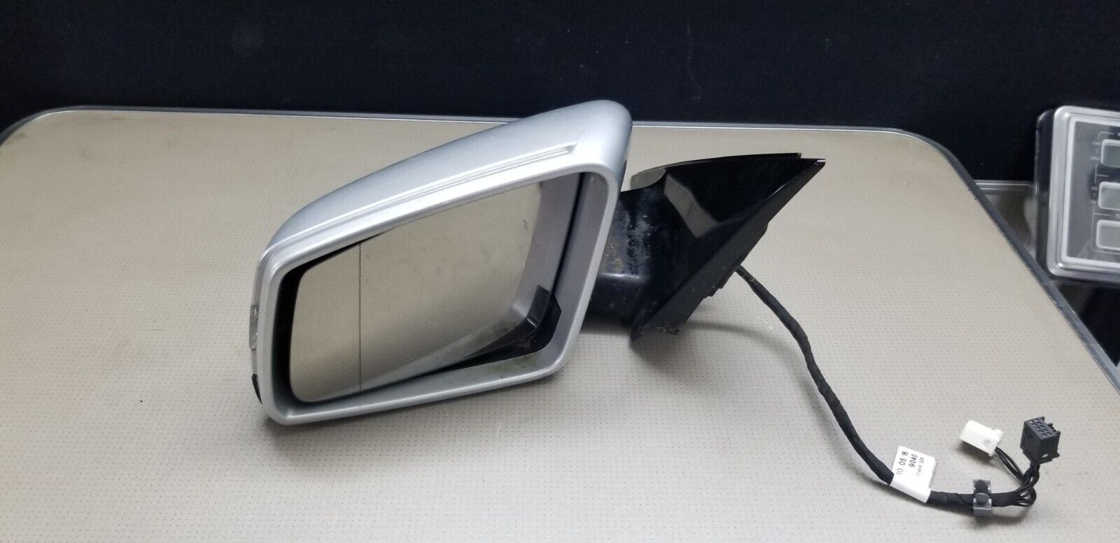 Mercedes Benz E Class left wing mirror grey A2128100516