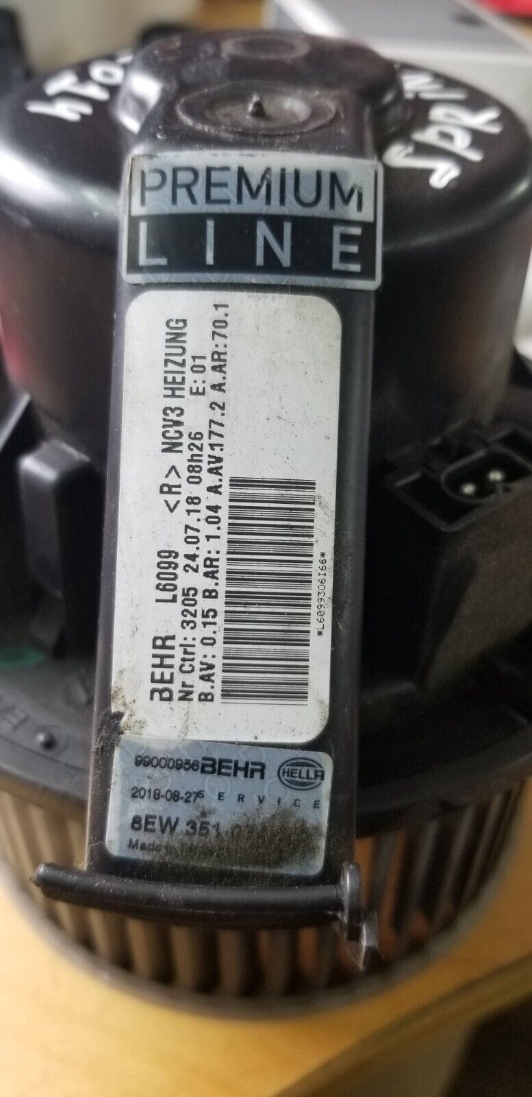 2014 Mercedes Sprinter BLOWER FAN - Image 6