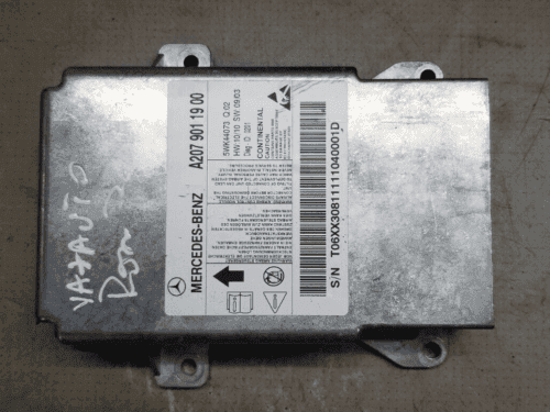 Mercedes W207 airbag control module A2079011900 front view