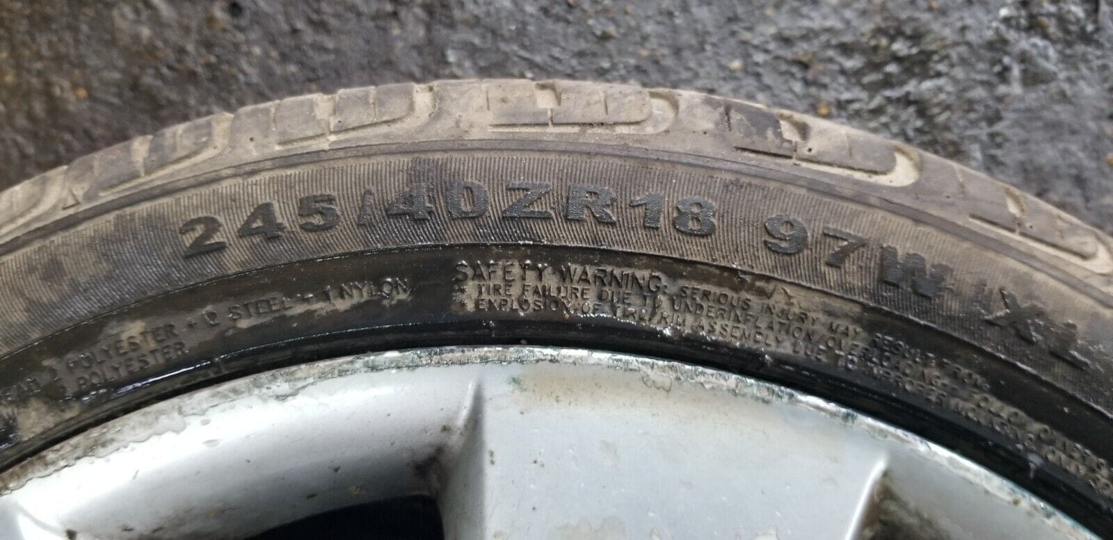 Audi alloy wheel SL1845 Speedline & tyre 245/40ZR18 - Image 5