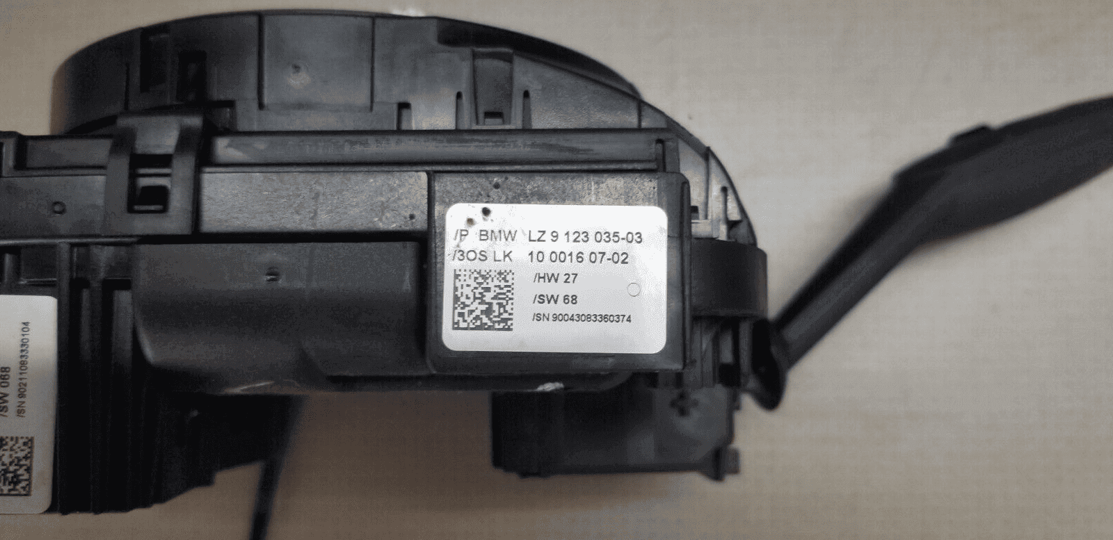 BMW 1 3 Series E81 E87 E91 Switch Cluster Indicator Wiper Stalk Squib 9123035-03 - Image 4