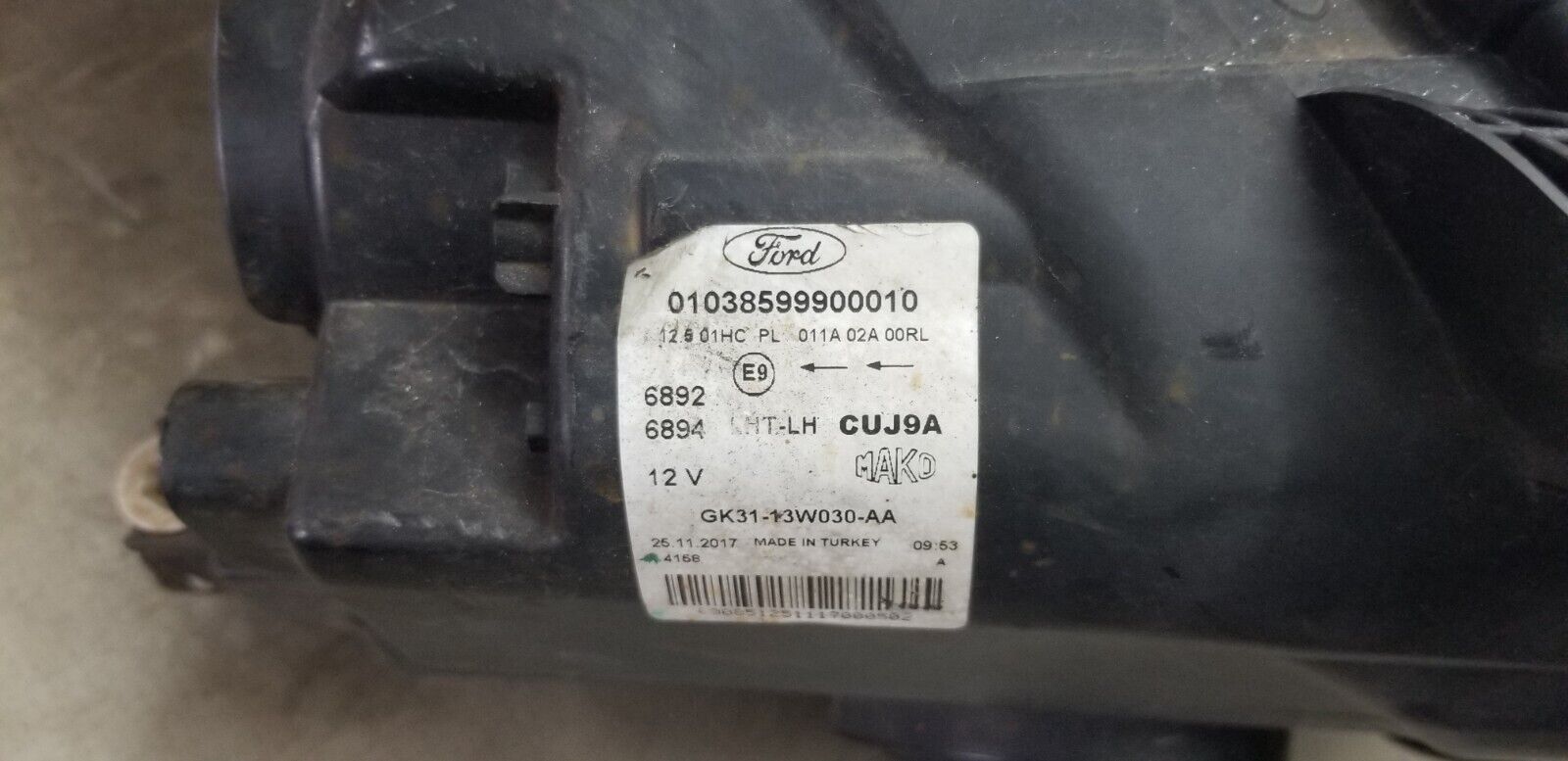 Ford Transit Mk4 Front Left Headlight RHD GK31-13W030-AA 2018 |O - Image 8