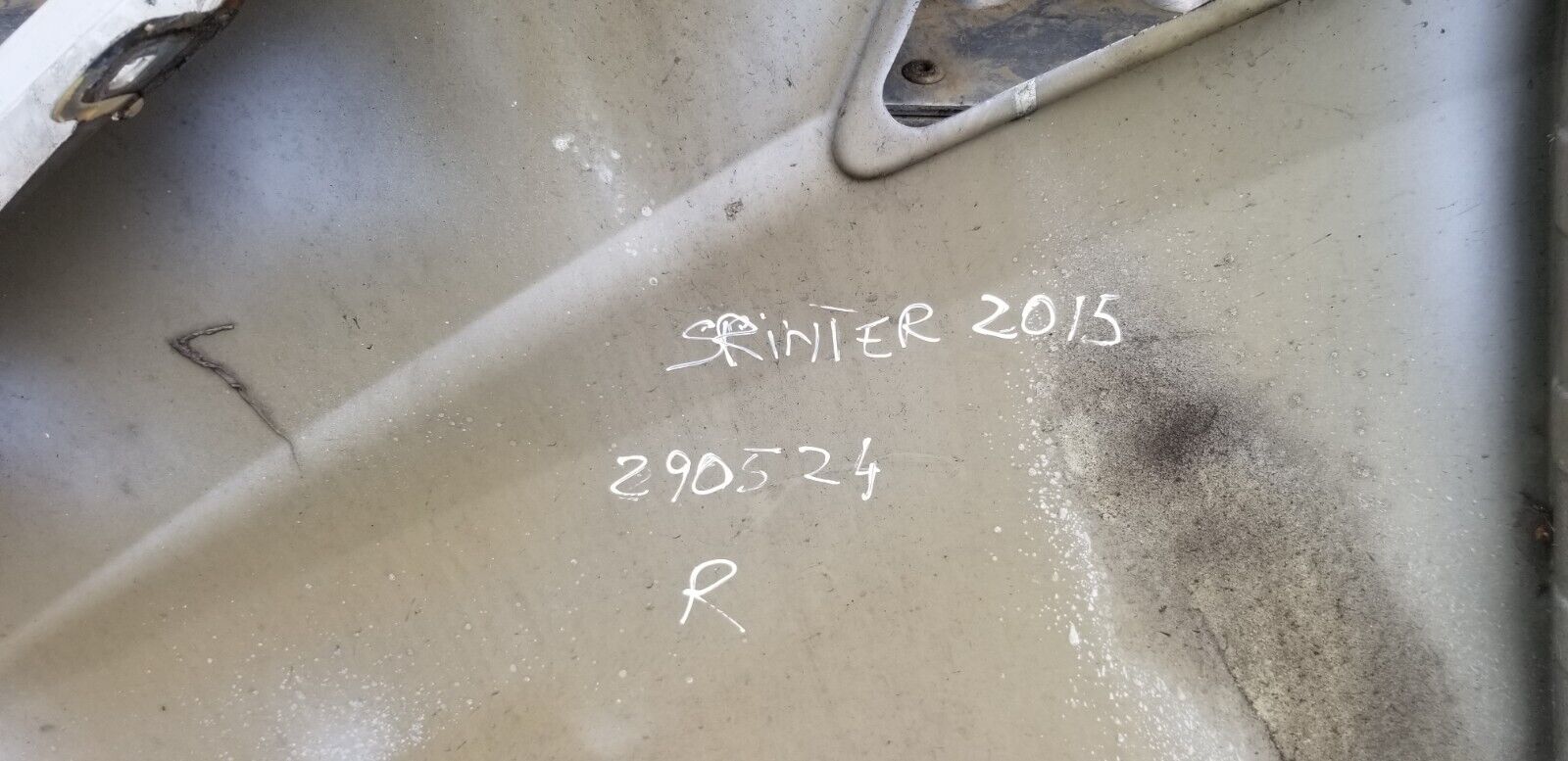 Front Wing Mercedes Sprinter W906 2015 White Drivers Side - Image 4