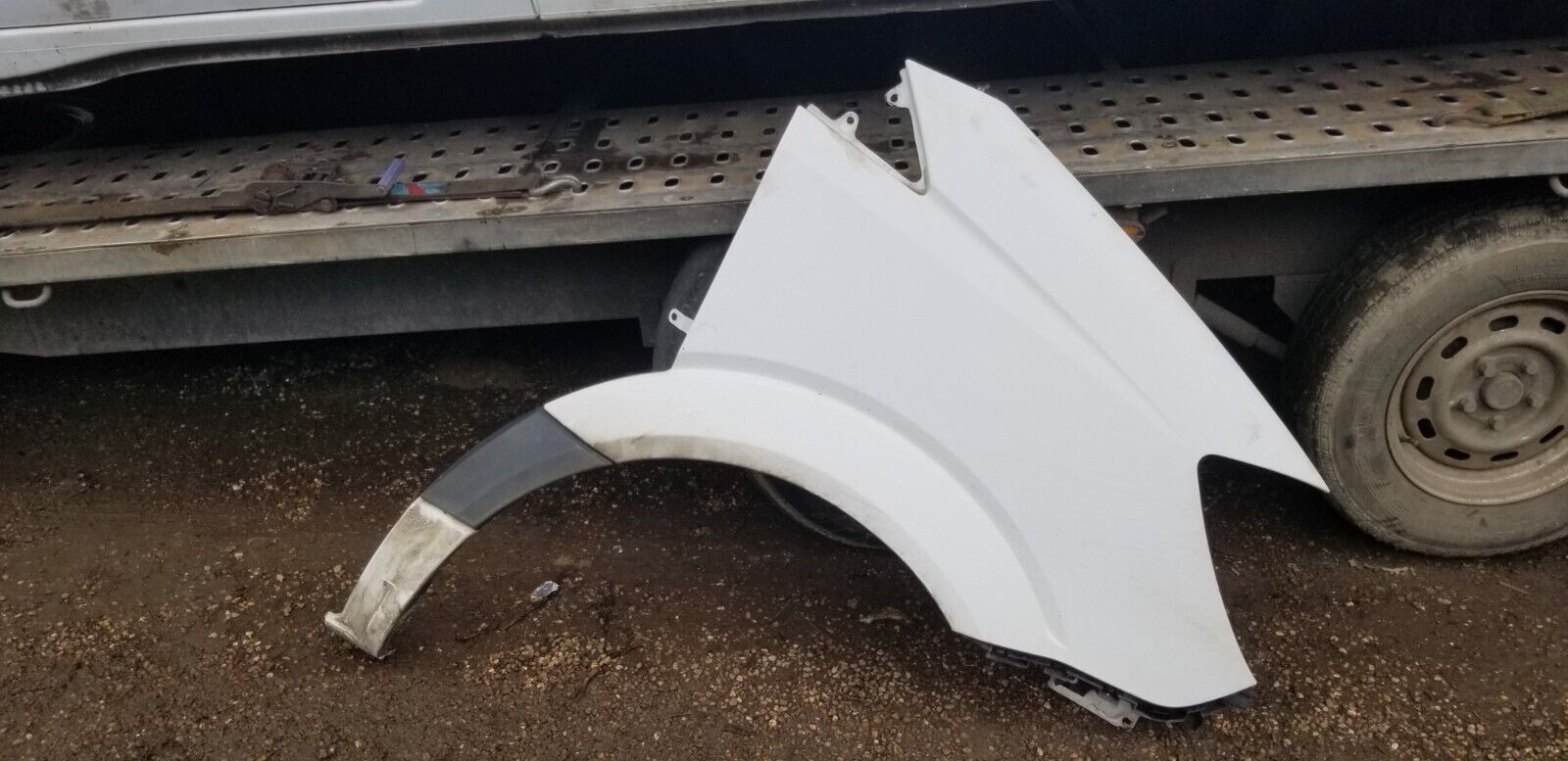 Front Wing Mercedes Sprinter W906 2015 White Drivers Side