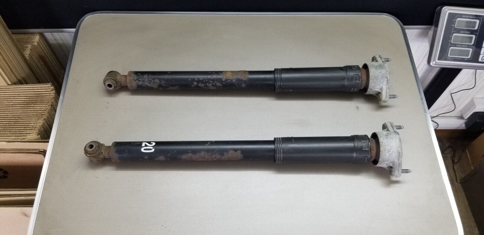 GENUINE MERCEDES BENZ E CLASS A2043260598 Shock Absorber Rear PAIR