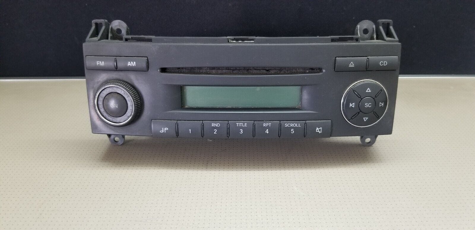 Front view of Mercedes Sound 5 BE7076 Becker Car Stereo CD Radio