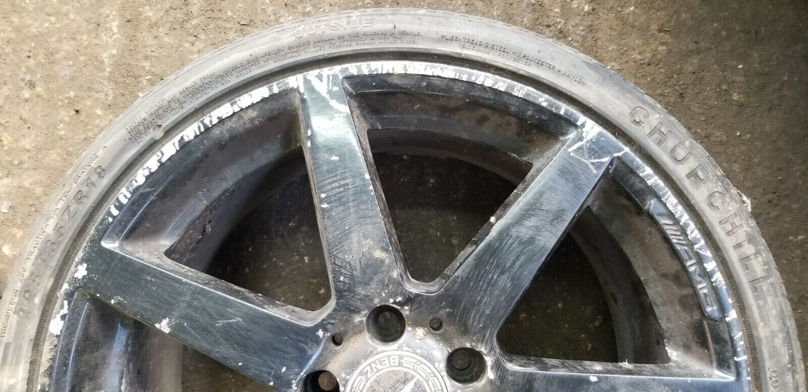 Mercedes-Benz A2044019802 C Class W204 Inch Alloy Wheel And Tyre 225/35ZR18 |O - Image 11