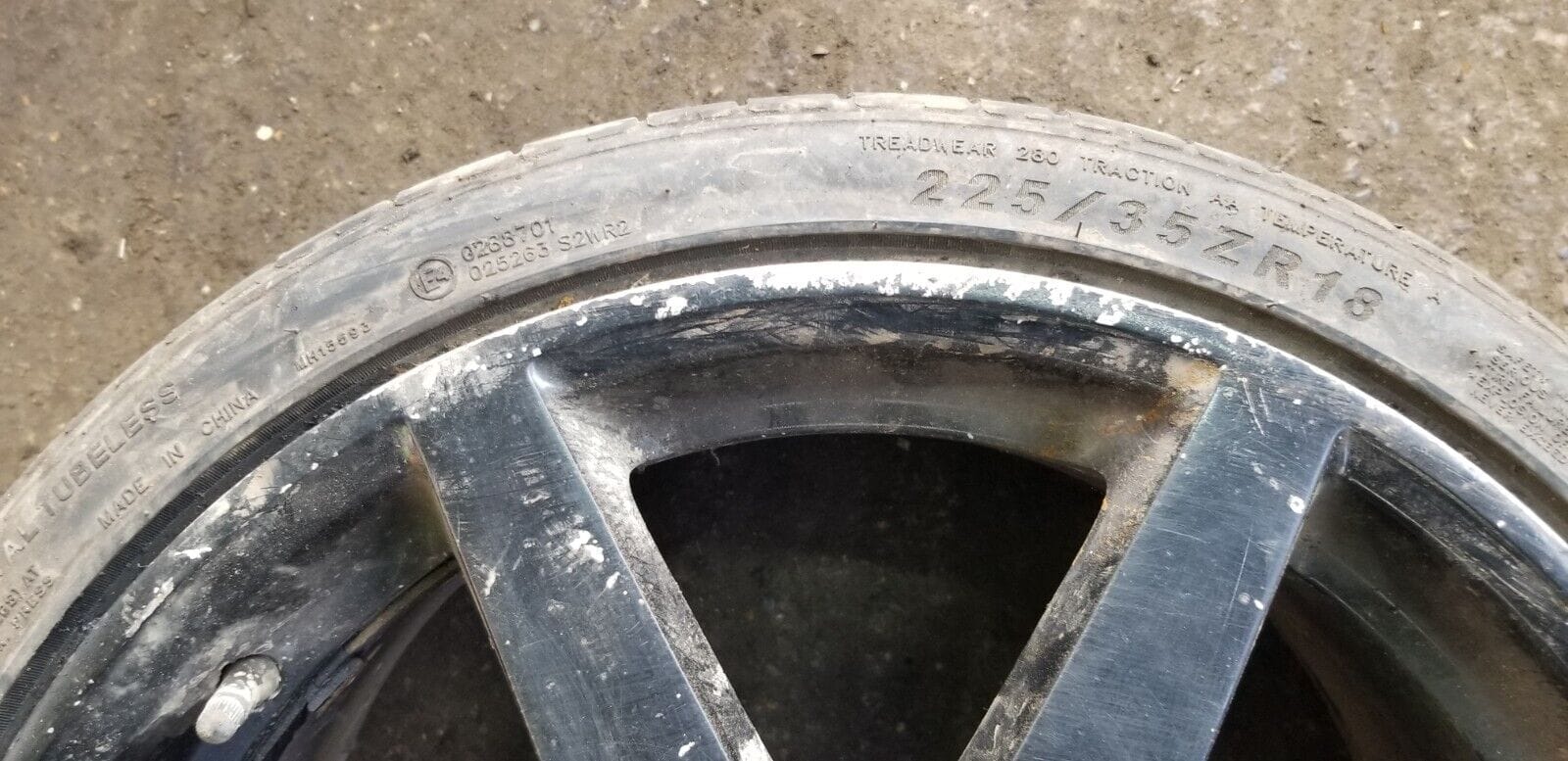 Mercedes-Benz A2044019802 C Class W204 Inch Alloy Wheel And Tyre 225/35ZR18 |O - Image 5