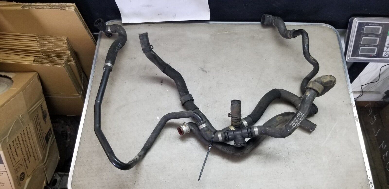 MERCEDES BENZ C E CLASS W204 W207 W212 AUTO GEARBOX OIL COOLANT COOLER PIPES